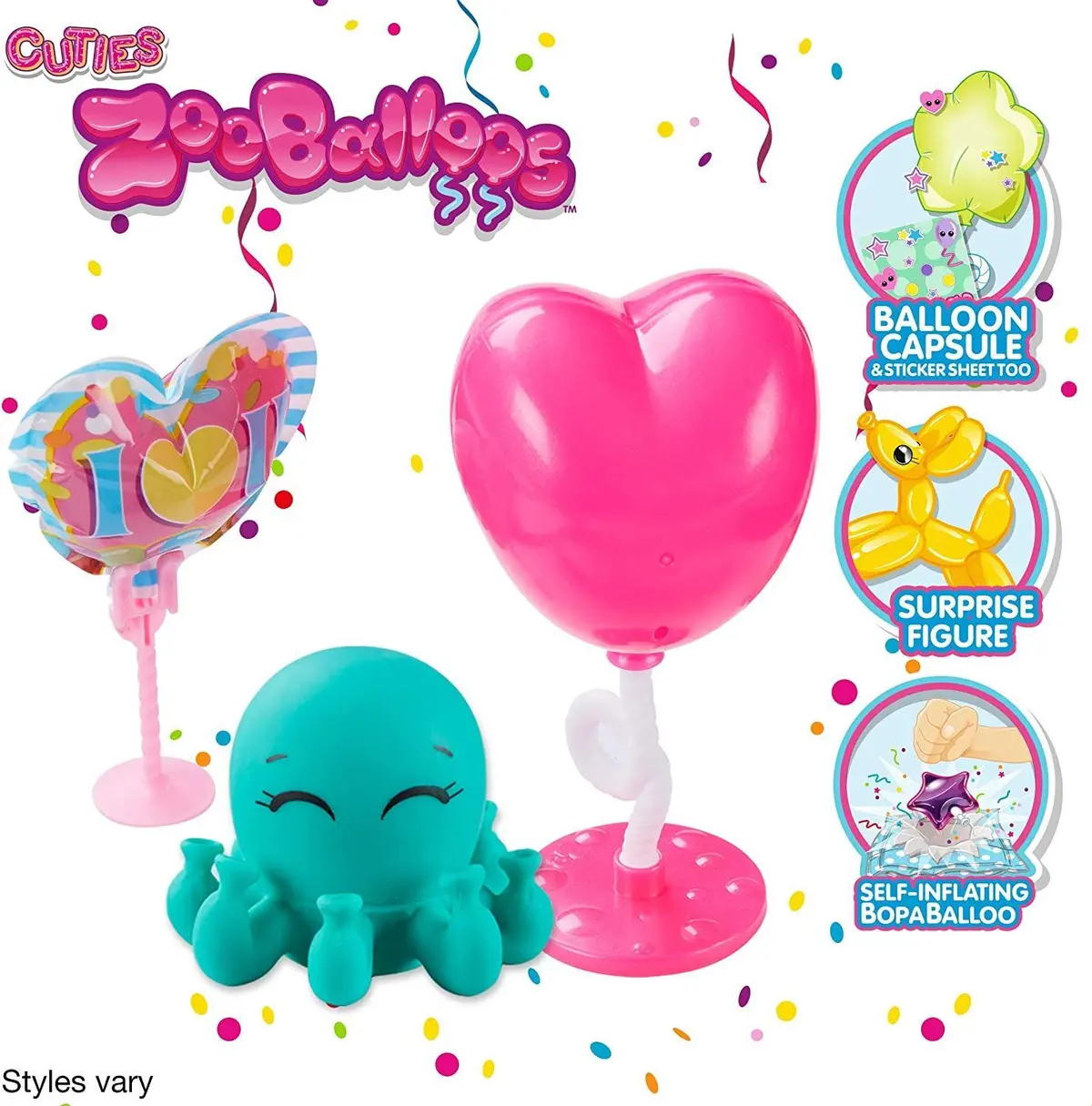 Zooballoos Figures - Assorted 1