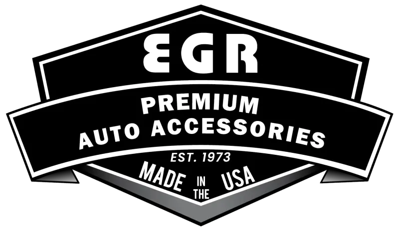 Egr In-Channel Window Visors – Matte Black Set Of 2 For 2015+ Ford F-150 Regular Cab 1