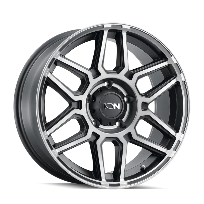 Ion Type 146 Forged Alloy Wheel – 20X10", 8X165.1, -19Mm Offset, Matte Black W/ Machined Dart Tint 1