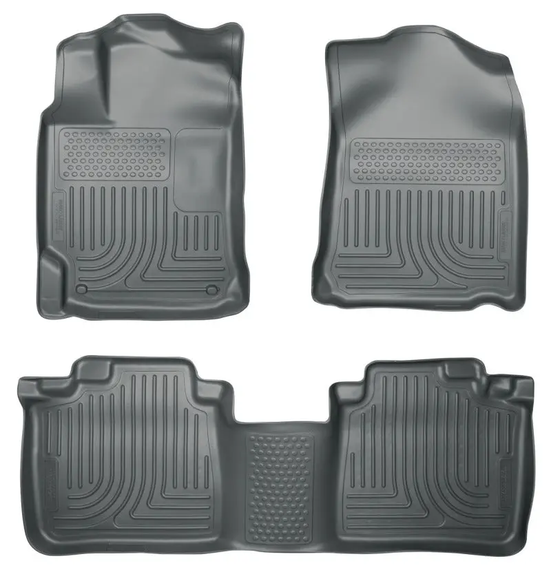 Husky Liners Weatherbeater Gray Floor Liner Combo For 2012 Toyota Camry 1