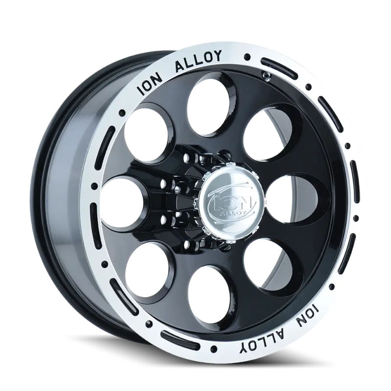 Ion Type 174 Alloy Wheel – 17×9", 5×127 Bolt Pattern, 0Mm Offset, 83.82Mm Hub Bore, Black/Machined Face 1