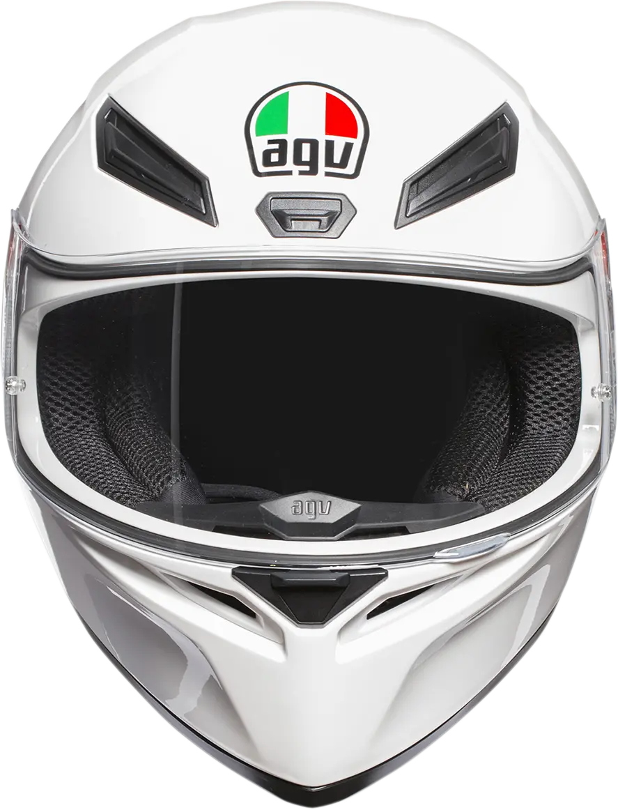 Agv K1 Full-Face Motorcycle Helmet – White, Medium Size 1