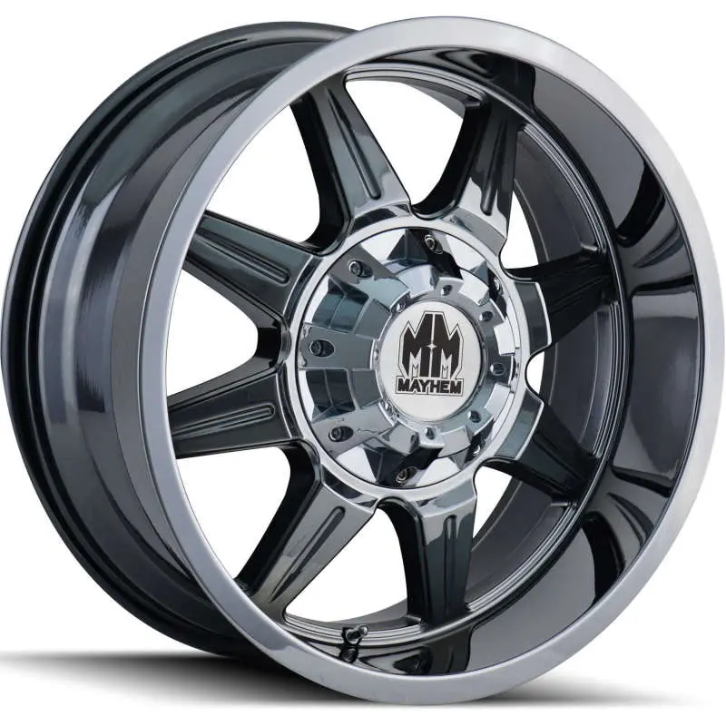 Mayhem Monstir 20X9 Inch Pvd-Coated Wheel – 5X127 Bolt Pattern, 0Mm Offset, 87Mm Hub Bore 1