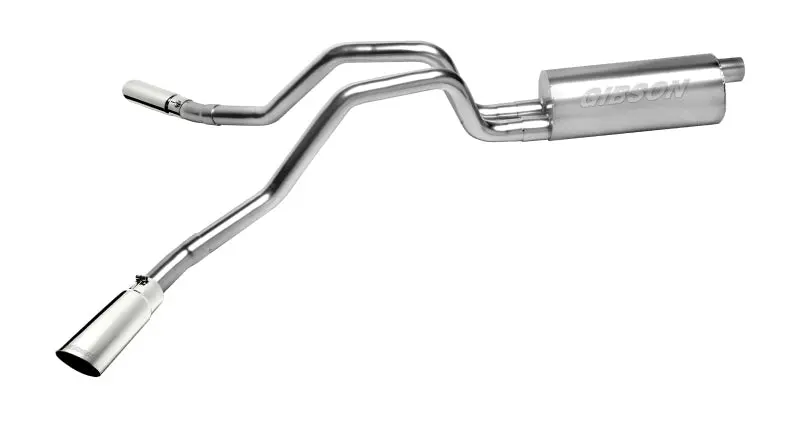 Gibson Dual Exhaust System – Aluminized Cat-Back For 2002–2005 Chevrolet Avalanche 1500 Base (5.3L, 2.25" Pipe) 1