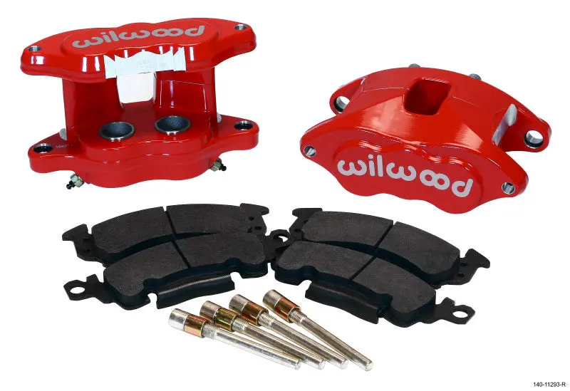 Wilwood D52 Rear Caliper Kit – Red Finish, Dual 1.25" Pistons, Compatible With 1.04" Rotors 1