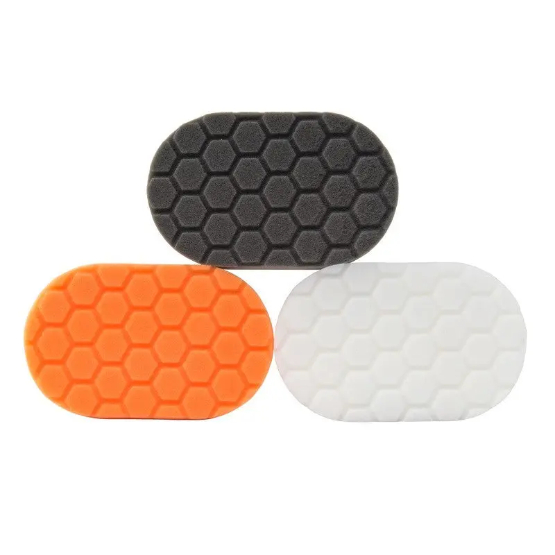 Chemical Guys Hex-Logic Hand Polishing Applicator Pads - 3In X 6In X 1In - 3 Pack (P12) 1
