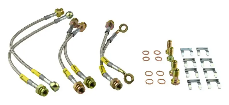 Goodridge 08-10 Chevy Cobalt Ss Models W/ Brembo Calipers Stainless Steel Brake Lines Kit 1