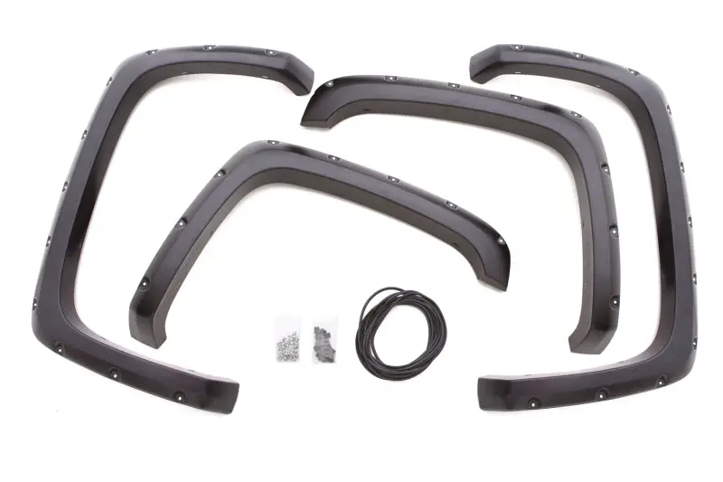 Lund 15-17 Chevy Colorado Rx-Rivet Style Smooth Elite Series Fender Flares - Black (4 Pc.) 1