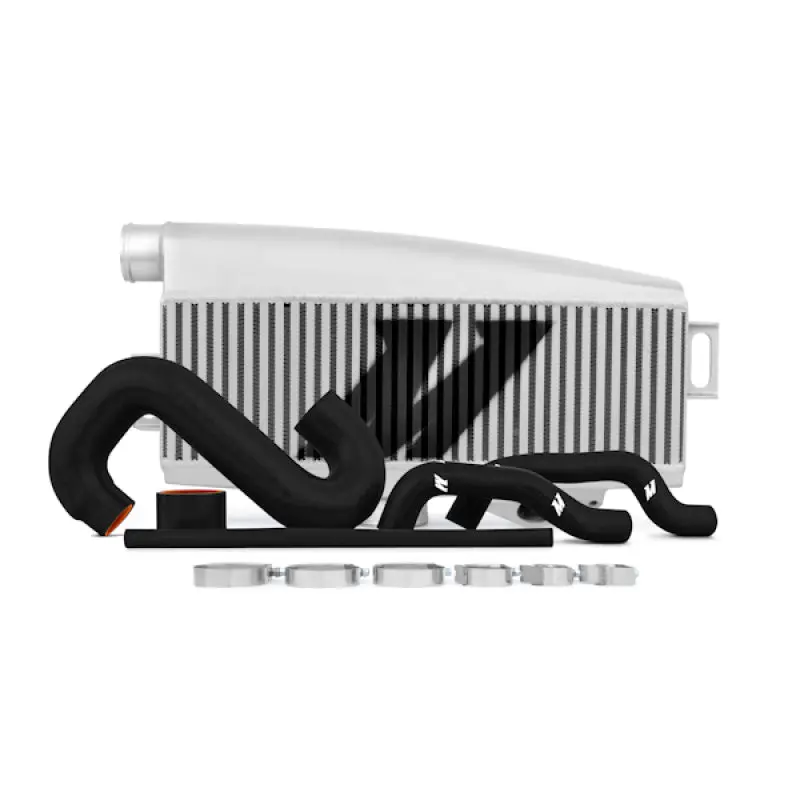 Mishimoto Subaru 02-07 Wrx/04-07 Sti Top-Mount Intercooler Kit - Powder Coated Silver & Black Hoses 1