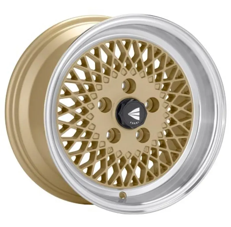 Enkei Classic Line Alloy Wheel – 15X8", 4X100, 25Mm Offset, Gold Finish 1
