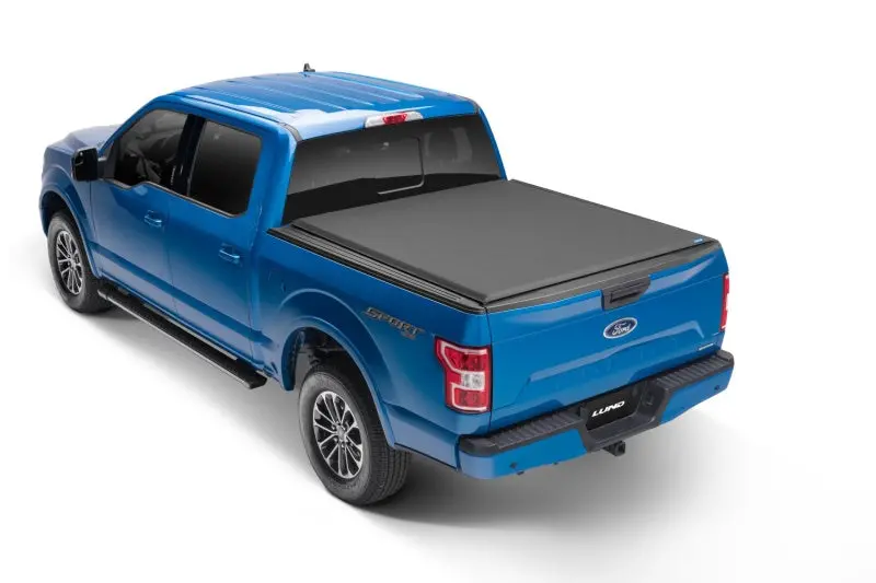 Lund Genesis Elite Roll-Up Tonneau Cover – Black, Designed For 2004–2018 Ford F-150 (5.5-Foot Bed) 1