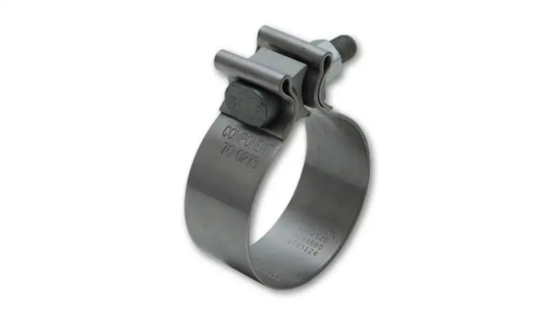 Vibrant Stainless Steel Accuseal Exhaust Clamp – 2.75" Od Tubing, 1" Wide Band 1
