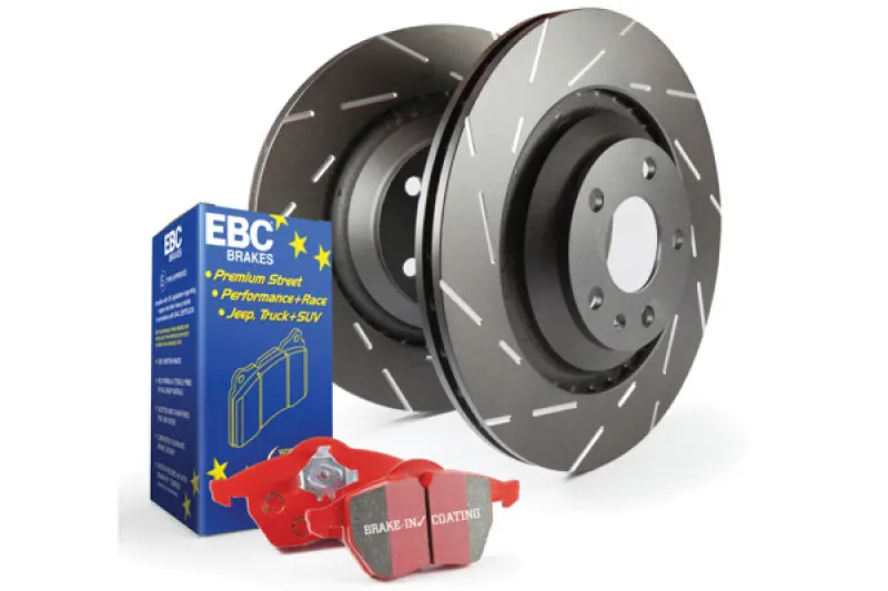 Ebc Redstuff High-Performance Brake Pad & Usr Slotted Rotor Kit – S4 Series 1