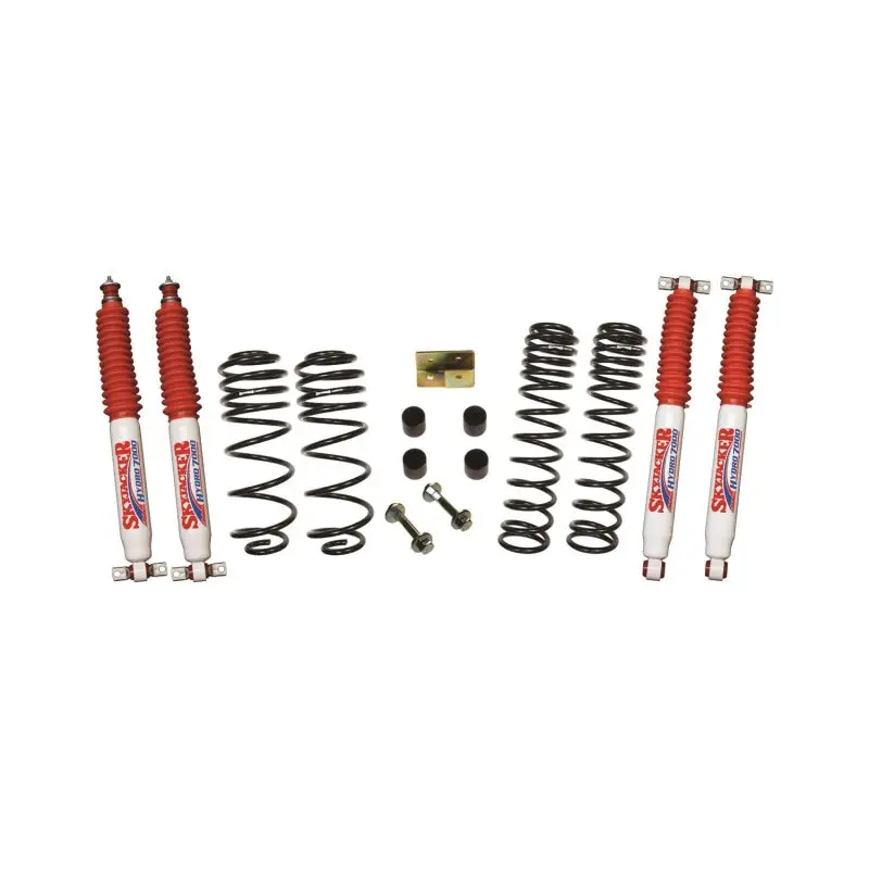 Skyjacker Dual-Rate Long-Travel Coilover Kit With Hydro 7000 Shocks For Jeep Wrangler Tj/Lj (2.5" Lift) 1
