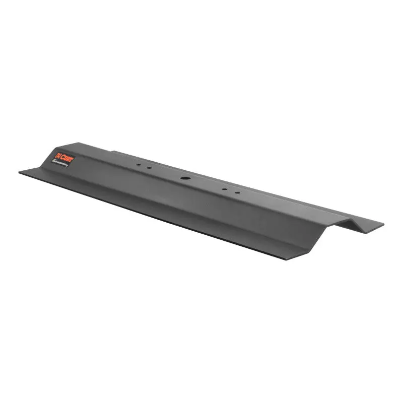Curt Over-Bed Bent Plate Gooseneck Hitch (Carbide Black Powder Coat No Ball) 1