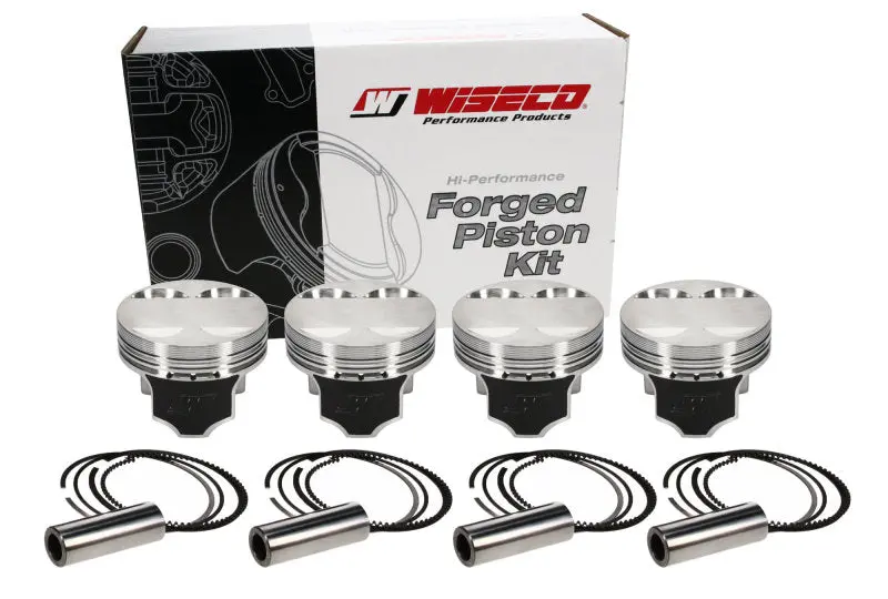 Wiseco Flat-Top Pistons For Honda/Acura B-Series Engines – 10.5:1 Compression Ratio, Shelf Stock Kit 1
