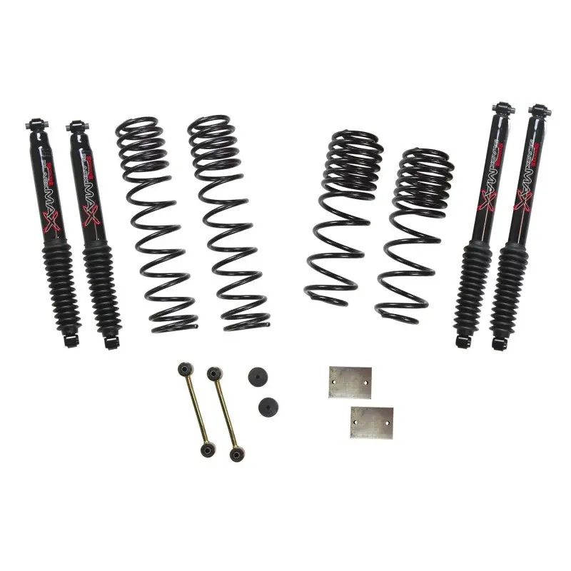 Skyjacker Diesel 1.5In Dual Rate Long Trvl Sus Lift Kit W/Blk Max Shocks - 2020 Jeep Jl 4Wd Rubicon 1