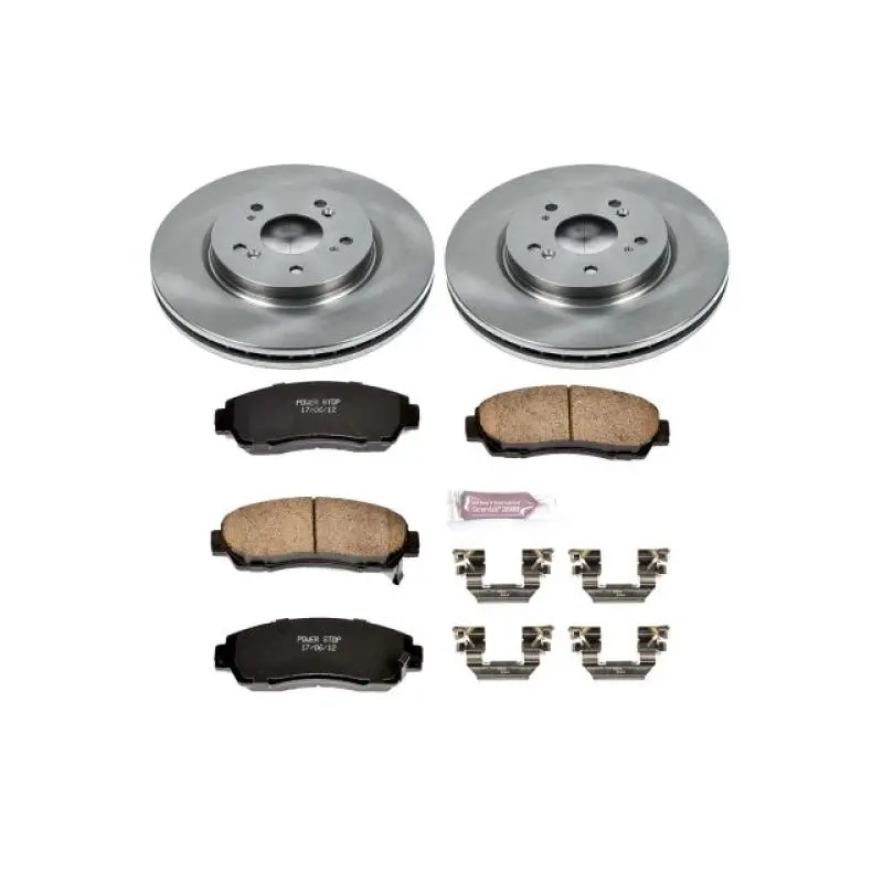 Power Stop Autospecialty Front Brake Kit For 2007–2012 Acura Rdx 1
