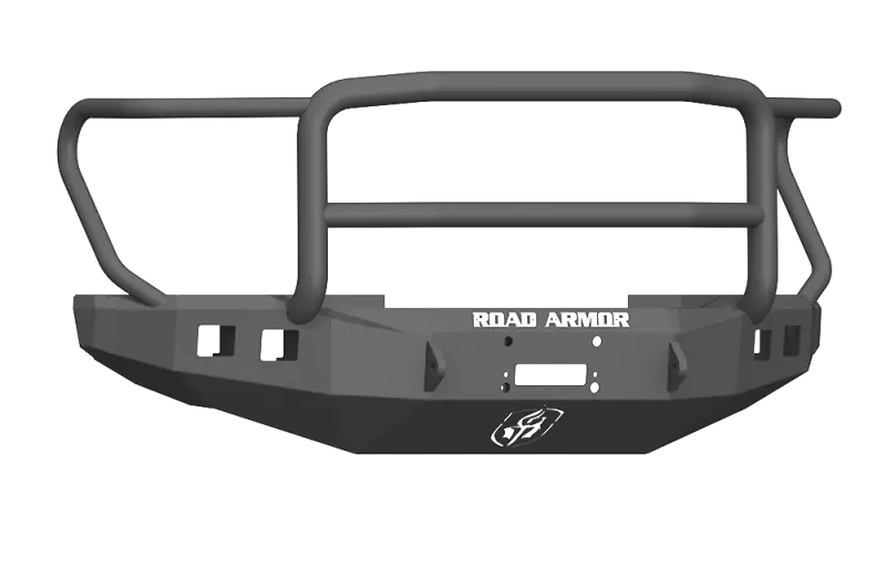 Road Armor Stealth Wide-Fender Winch Bumper With Lonestar Guard – Textured Black For 2017–2020 Ford F-250 1