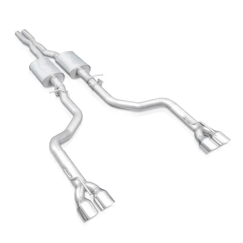 Stainless Works Legend Catback Exhaust With X-Pipe And Quad Tips For 2015–2019 Dodge Challenger (6.2L/6.4L Hemi) 1