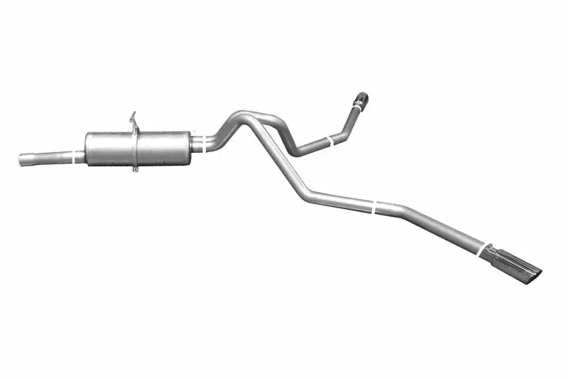 Gibson Dual Cat-Back Exhaust System – Aluminized Steel, Fits 1999–2004 Ford F-250 Super Duty Lariat 6.8L 1