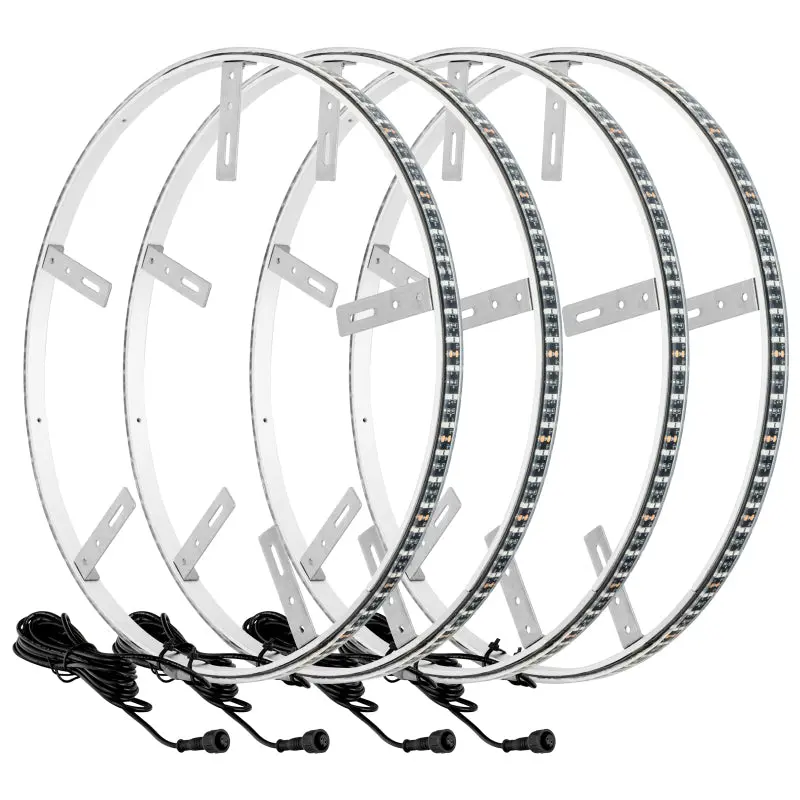 Oracle Led Wheel Rings – Dual-Row Illumination, White Light Output 1