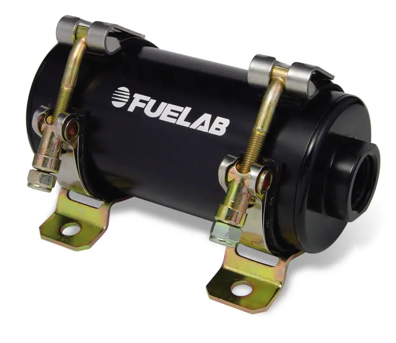 Fuelab Prodigy High-Flow Inline Carburetor Fuel Pump – 1800 Hp Rated, External Bypass, Black Finish 1