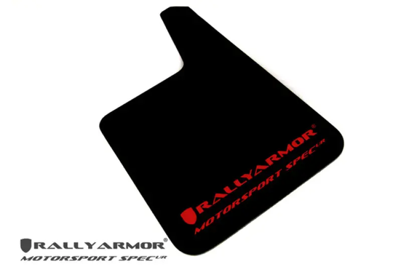 Rally Armor Universal Mspec Mud Flap Red Logo 1