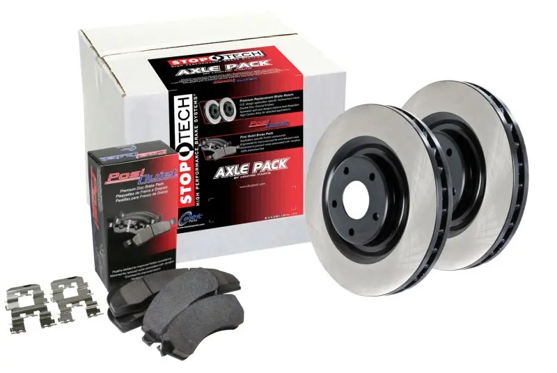 Centric Oe-Spec Brake Kit – Coated Front And Rear Rotors & Pads For All Four Wheels 1