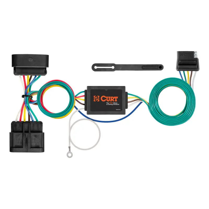 Curt Custom Wiring Harness For 2004–2012 Gmc Canyon – 5-Way Flat Trailer Output 1