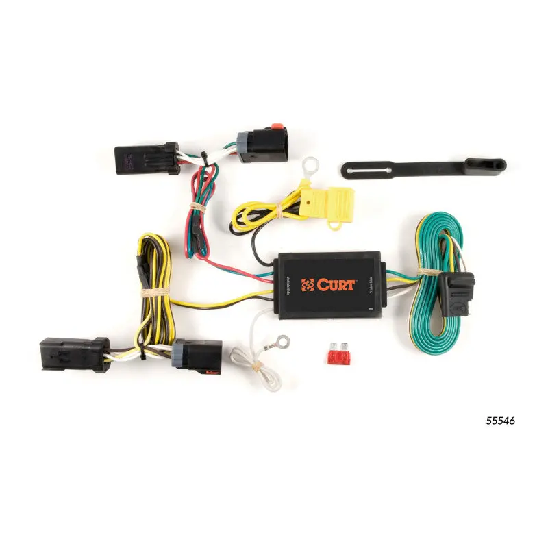 Curt 05-10 Chrysler 300 Custom Wiring Harness (4-Way Flat Output) 1