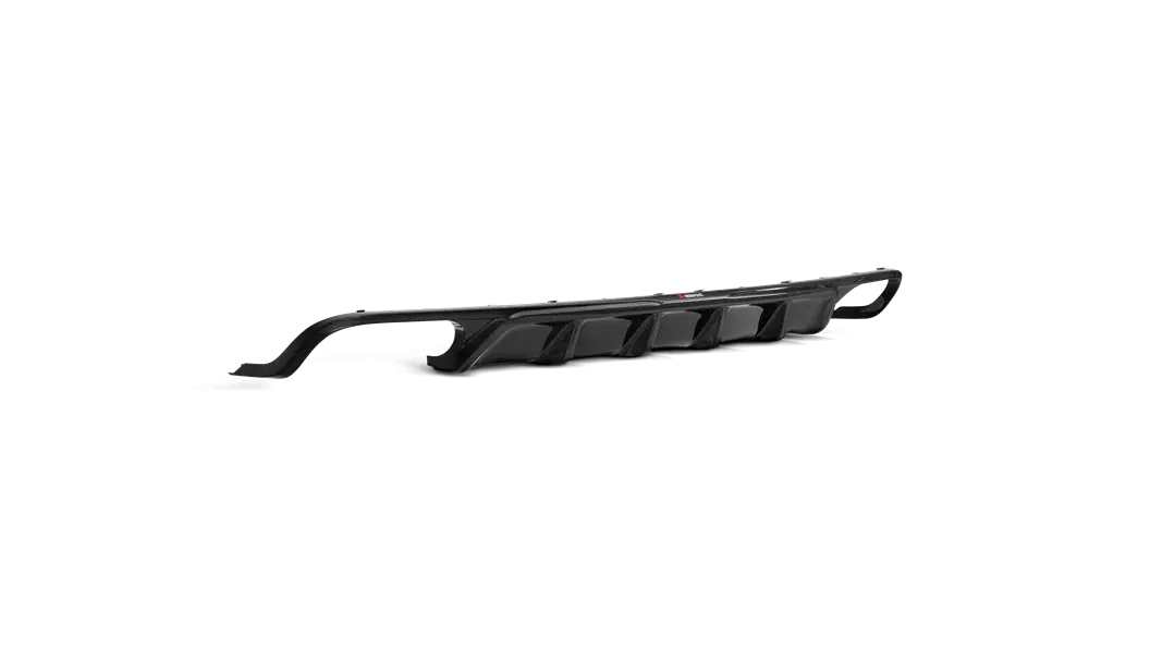 Akrapovič High-Gloss Carbon Fiber Rear Diffuser For Porsche Macan S/Gts/Turbo (2014–2018, 95B Platform) 1