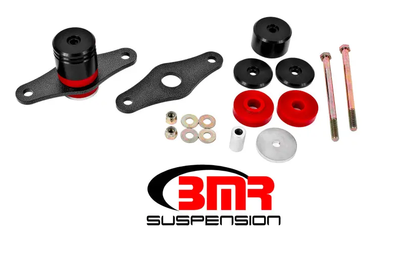 Bmr Polyurethane Motor Mount Kit For 2015–2017 Ford Mustang S550 – Black Anodized 1