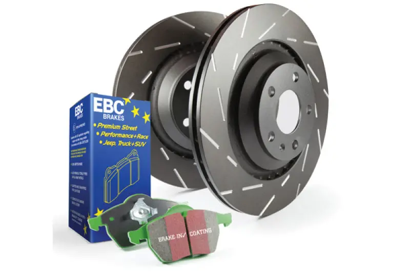 Greentuff Stage 2 Brake Upgrade Kit – Includes Usr Rotors And Performance Pads 1