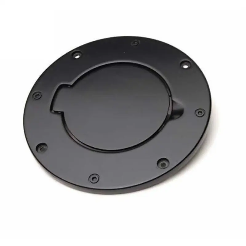 Rampage 1997-2006 Jeep Wrangler(Tj) Billet Style Gas Cover - Black 1