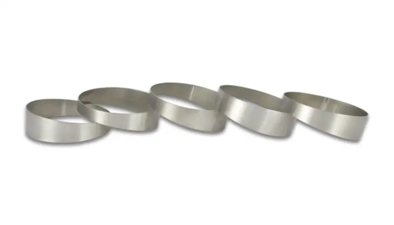Vibrant Titanium Exhaust Pie Cuts – 4-Inch Outer Diameter, Pack Of 5 1