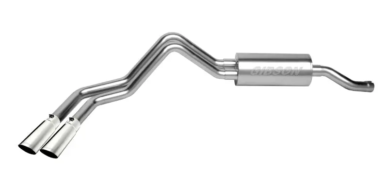 Gibson Cat-Back Exhaust System – Dual-Sport Stainless Steel For 2010–2013 Gmc Sierra 1500 Sle (4.8L, 2.25-Inch Diameter) 1