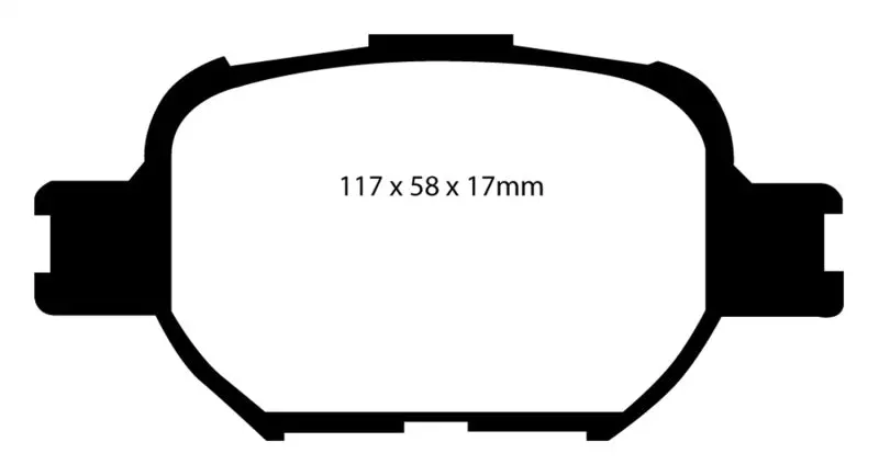 Ebc 04-10 Scion Tc 2.4 Yellowstuff Front Brake Pads 1