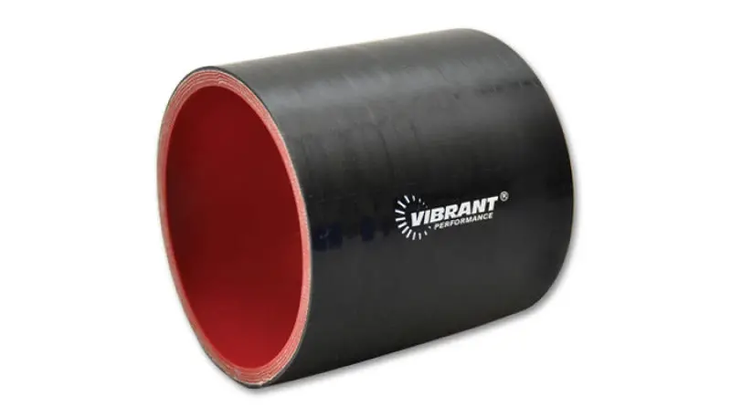 Vibrant Gloss Black Silicone Hose Coupler – 4.25" Inner Diameter × 3" Length 1