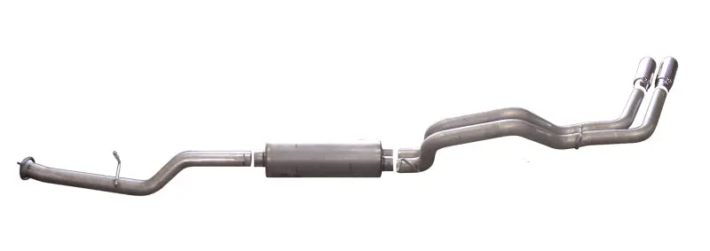 Gibson Dual-Sport Cat-Back Exhaust System For 2007–2009 Chevrolet Silverado 2500 Hd Lt (6.0L V8) 1