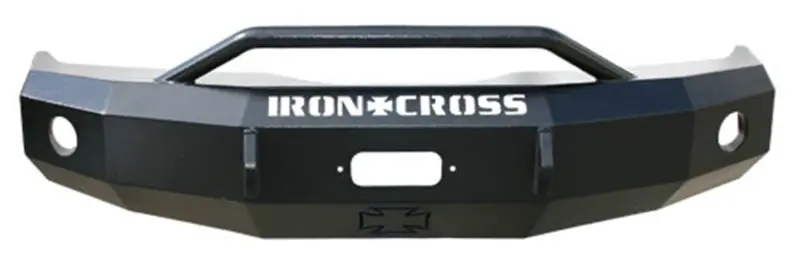 Iron Cross Heavy-Duty Push Bar Bumper For 2016–2019 Nissan Titan (Non-Xd), Gloss Black 1