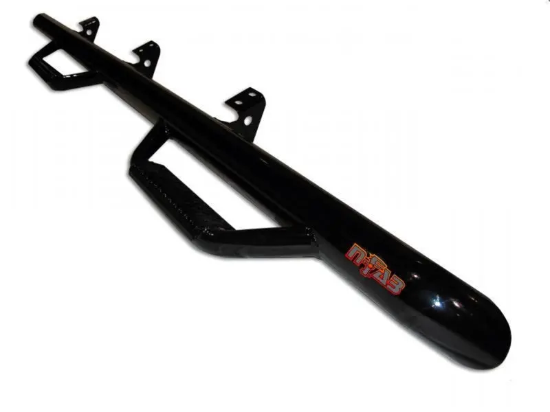 N-Fab Tex-Black Nerf Step Bars For 1999–2016 Ford F-250/F-350 Super Duty Crew Cab With 8-Foot Bed (3-Inch Width, W2W Mounting) 1