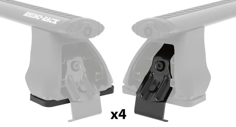 Rhino-Rack 2500 Series Roof Rack Fitting Kit – Includes 4 Pads & 4 Clamps 1