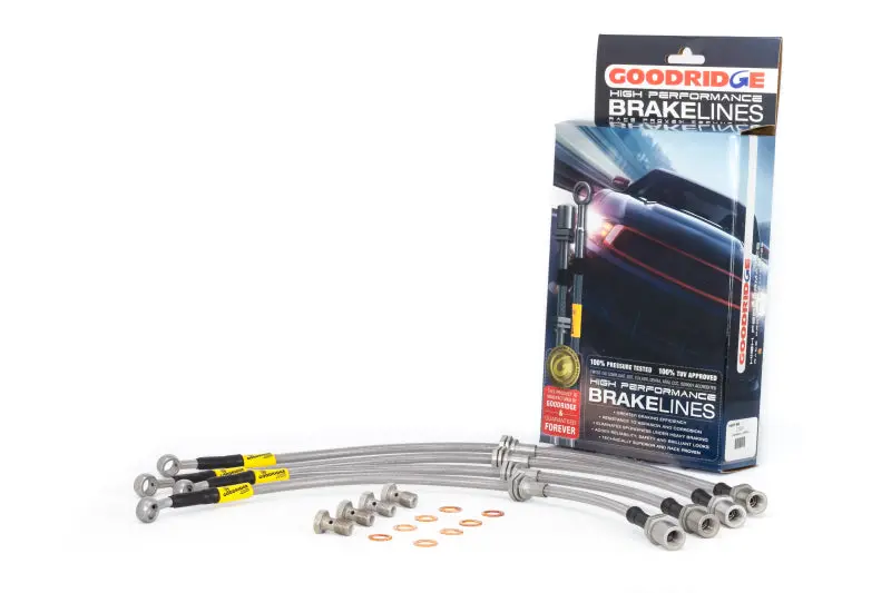 Goodridge Stainless Steel Brake Line Kit For 1985–1989 Toyota Mr-2 1
